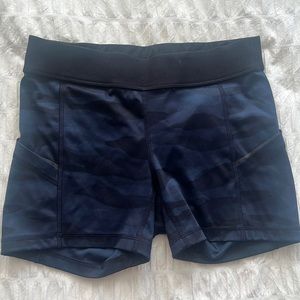 Lululemon Navy Camo Shorts
